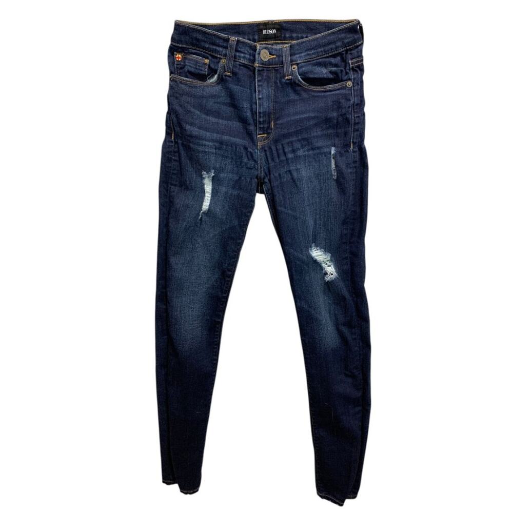 Size 25 Hudson Womens Jeans‎ Barbara High Waist Super Skinny Denim